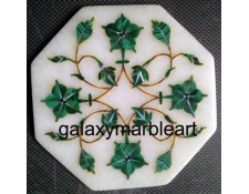 Taj Mahal inlay work tile oct 4" TP-402